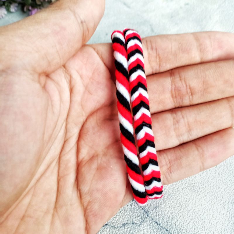 Gelang Tridatu Tebal 5 mm / Gelang Tridatu Cantelan / Gelang Tridatu Sisik Naga / Tridatu Khas Bali / Craft Dewata