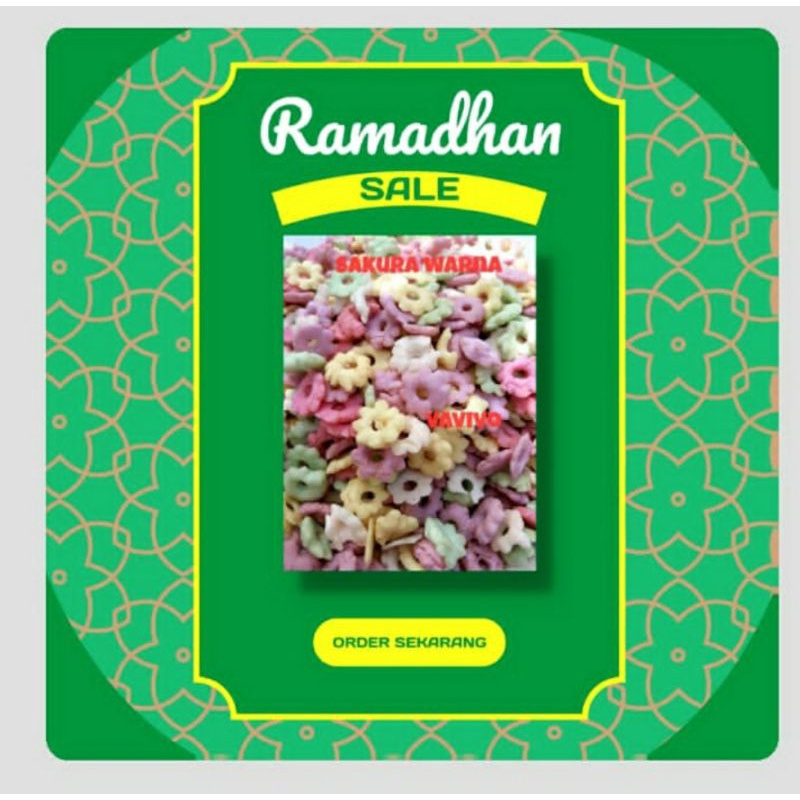 

Cemilan Snack SAKURA WARNA 200 gram