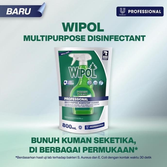 WIPOL - 2In1 Spray Disinfektan Pembersih Serbaguna REFILL 800ml