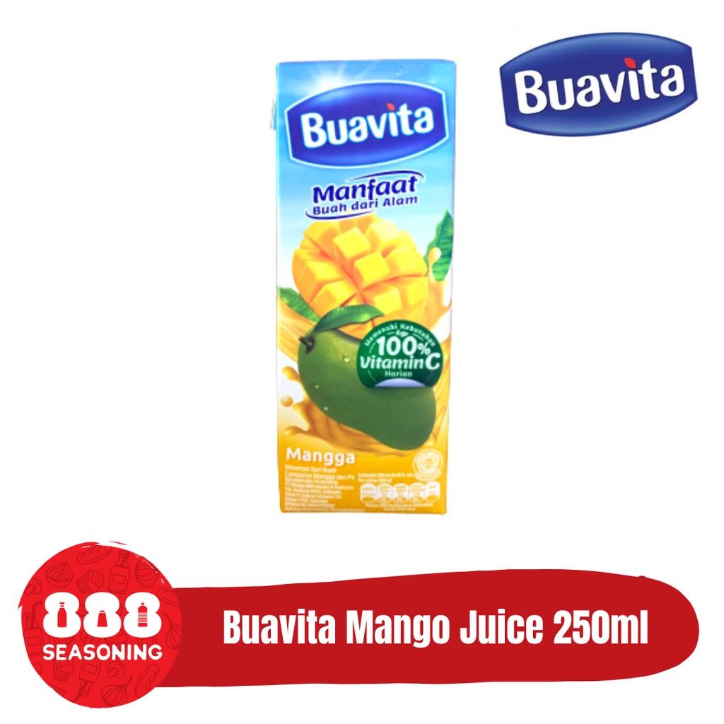 Jual Buavita Mango Juice Jus Mangga Sari Buah Asli 250ml Shopee Indonesia 4138