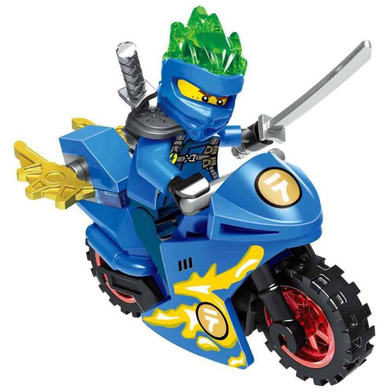 Lego Ninjago Jay Plus Motor Minifigure Ninja Kai Zane Nya Wu Lloyd