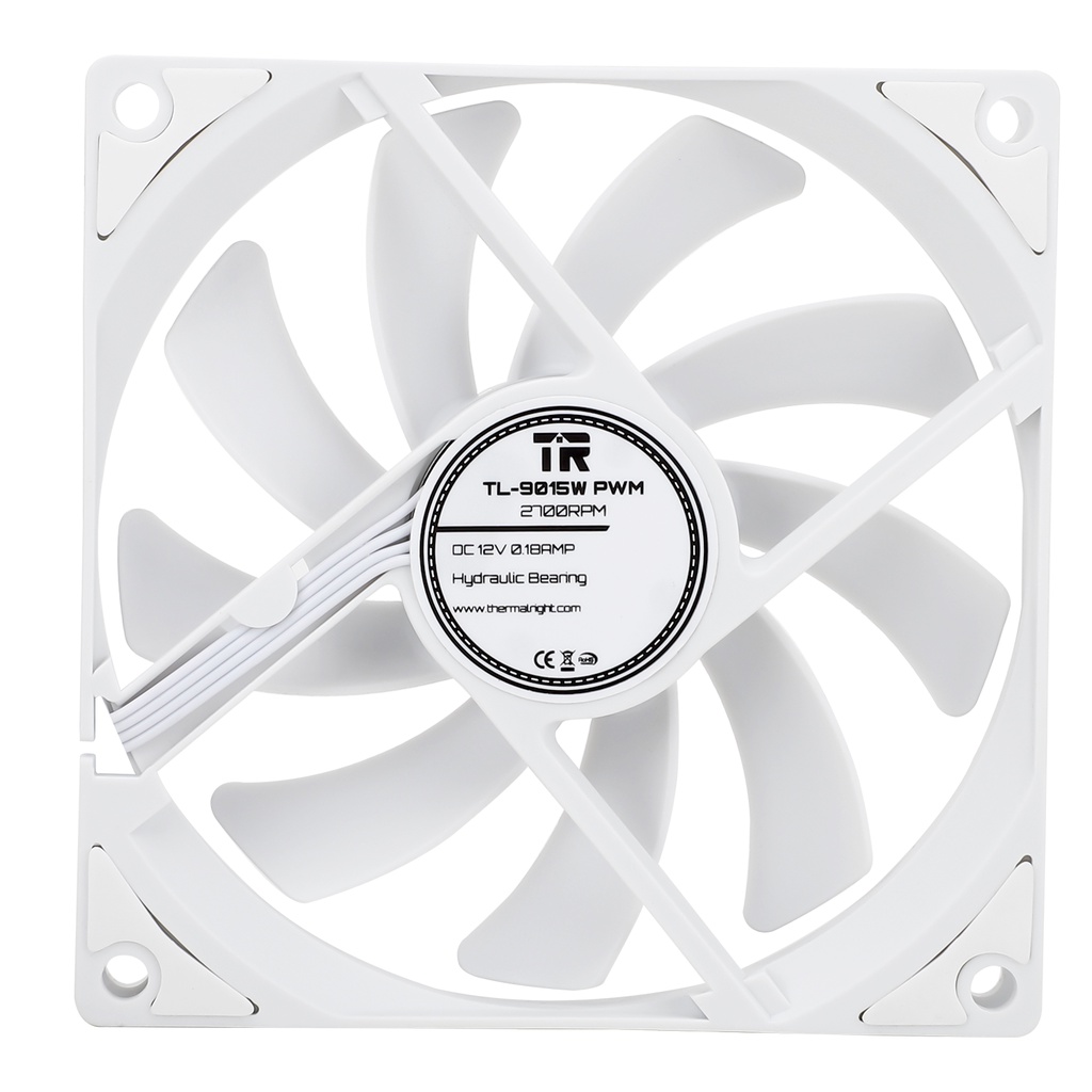 THERMALRIGHT TL-9015W White 92mm SLIM PWM Fan