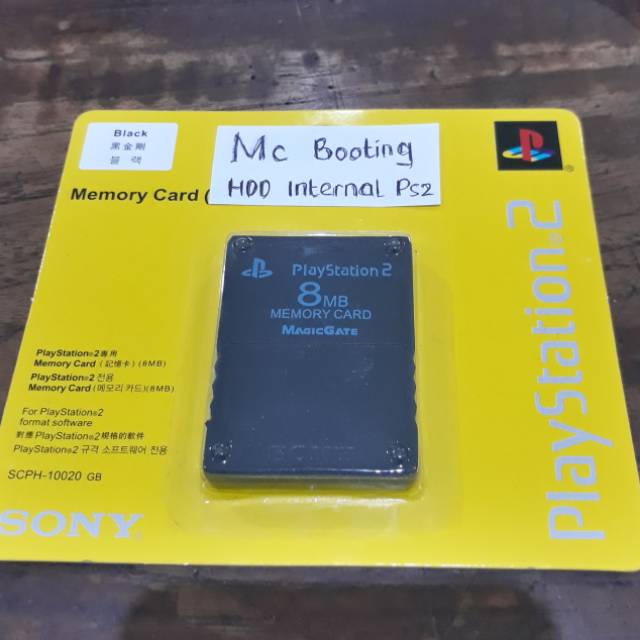 Memory Card MC Boot Booting Hardisk Internal PS2 Fat