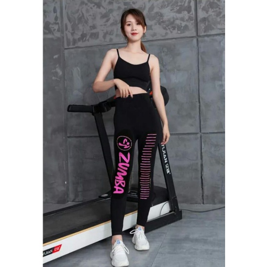 NEW LEGGING IMPORT ZUMBA PINK/LEGGING MURAH