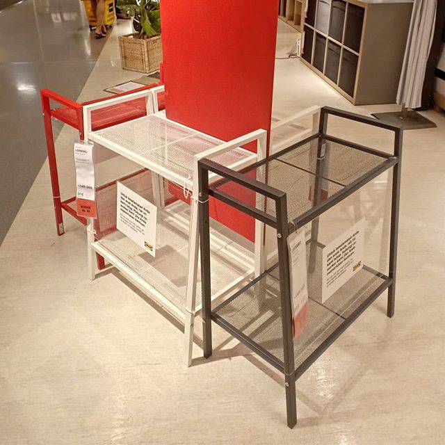 LERBERG IKEA 60x35x70cm - RAK BESI BAJA MINIMALIS ...