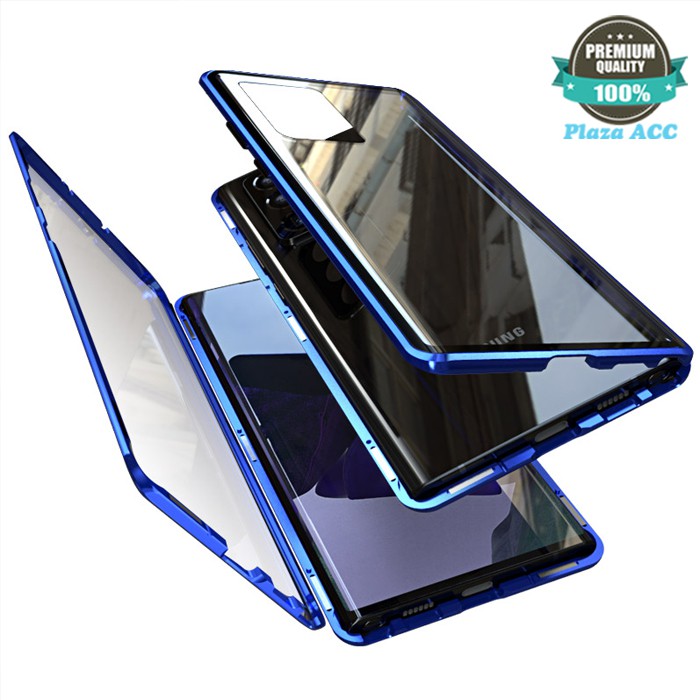 Premium Case Samsung Note 20 Ultra - Casing Samsung Note 20 Ultra Case Dou Cover Glass