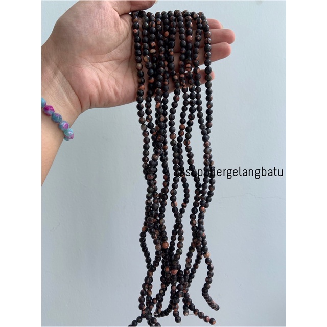 bahan batu import grey cloisonne 6mm round stone natural abu orange Natural Cloisonne Sangat cocok untuk gelang dan kalung (best seller) Size 6mm  Isi sekitar 60pcs/ string ambil banyak harga grosir   Reseller welcome ya, kami sudah biasa packing ke Bali,