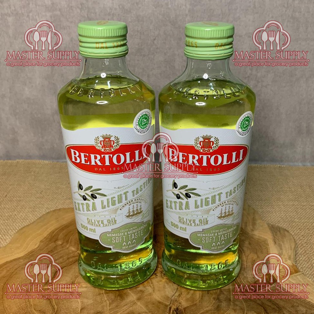 

BERTOLLI EXTRA LIGHT OLIVE OIL 500 ML / MINYAK GORENG / UKURAN 500 ML