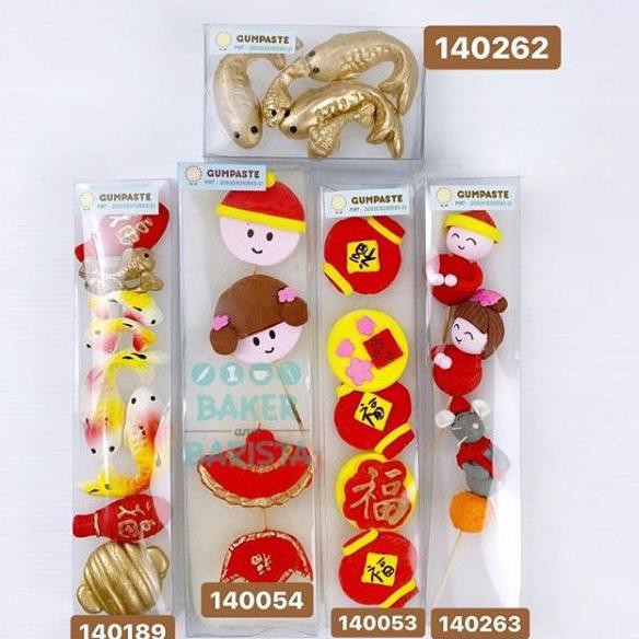 

uR9Code Gumpaste imlek 2020 / hiasan kue imlek gumpaste(K5V3) (terlaris)
