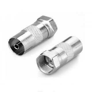 Jack Male to Female TV Antena drat besi Konektor Connector Kabel Antenna Televisi Anten Cable CCTV Parabola STB Set Top Box