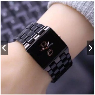 Jam Tangan Wanita Guess Model Square Strap Mika Tgl aktif Type GU75