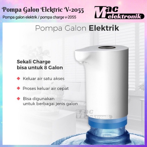 Pompa Air Galon Elektrik Portable V-2055 Water Electric Pump Premium Pompa Galon