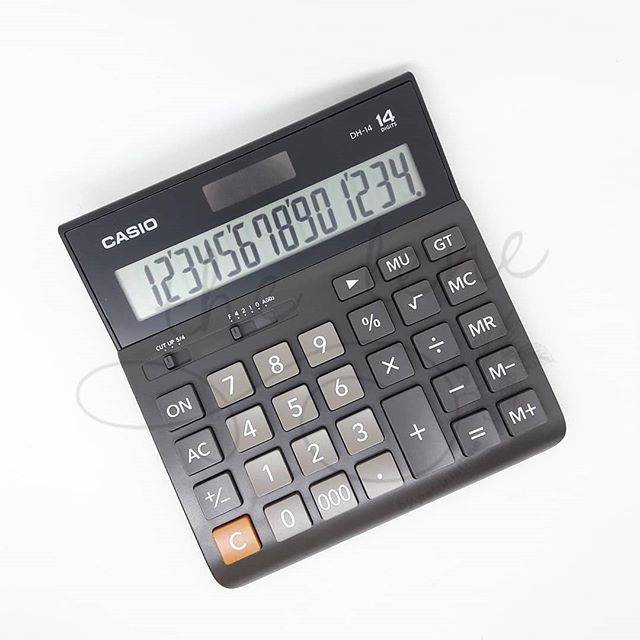 

KALKULATOR CASIO DH-14-BK / KALKULATOR TOKO / KALKULATOR DAGANG 14 DIGIT / KALKULATOR KANTOR