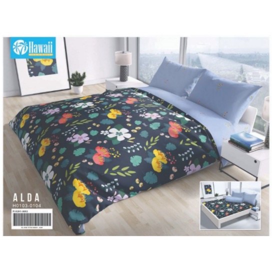 ❤ IJN ❤ NEW BEDCOVER HAWAI COMFORTER BED COVER SAJA HALUS TIDAK LUNTUR KING SIZE