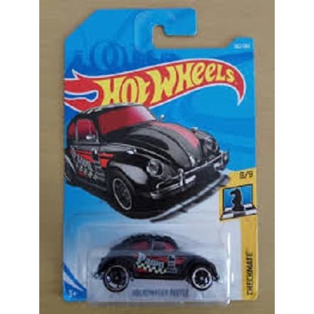 Hot Wheels Volkswagen Beetle VW Pawn Hitam Mainan Anak Die Cast Mobil