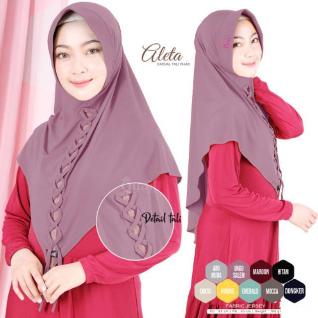 ALETA QUAIL HIJAB INSTAN | PREMIUM JILBAB ORI QUAIL