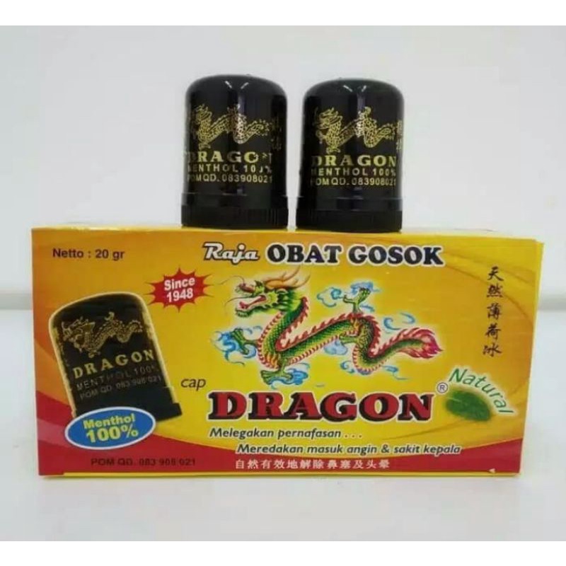 Mentol Dragon / Menthol Dragon Raja Obat Gosok 20 gram