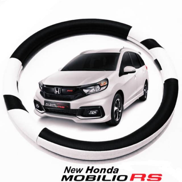 Sarung setir Pelindung stir mobil Honda New mobilio RS putih