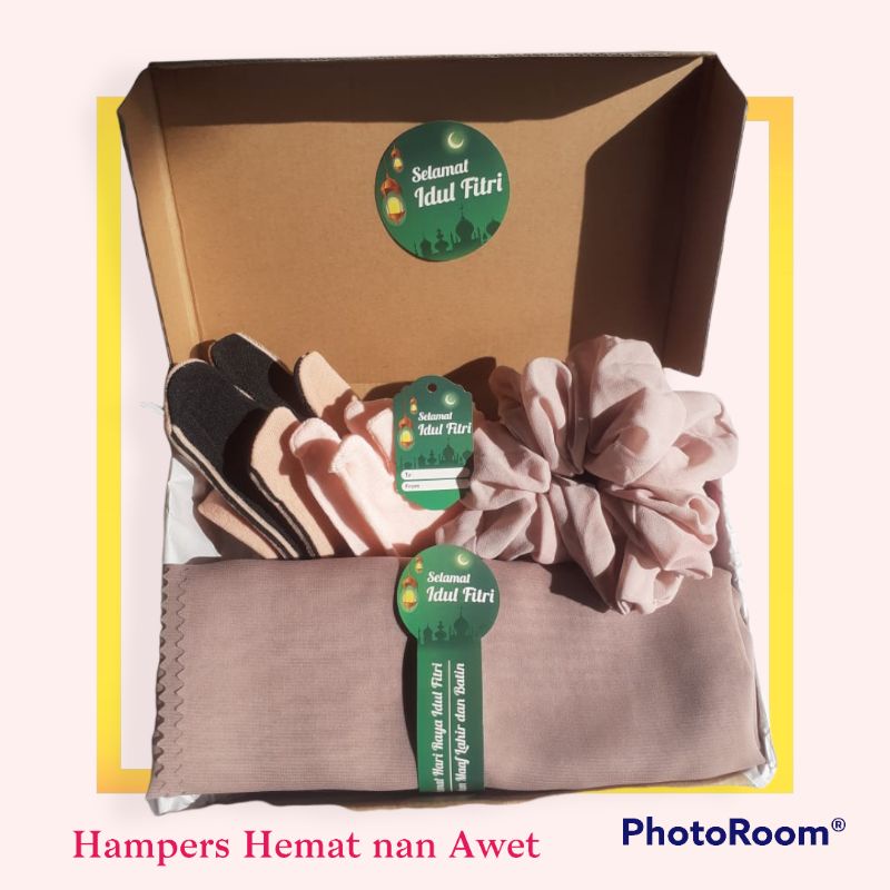 

HAMPERS GIFT BOX Jilbab Segiempat HIJAB Kado Cewe Kado Wisuda