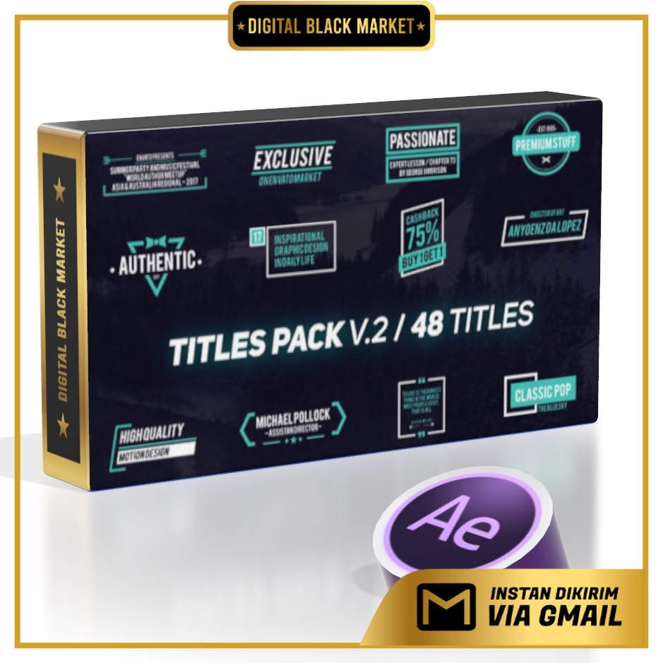 Titles Pack V.2 - After Effects Project Files