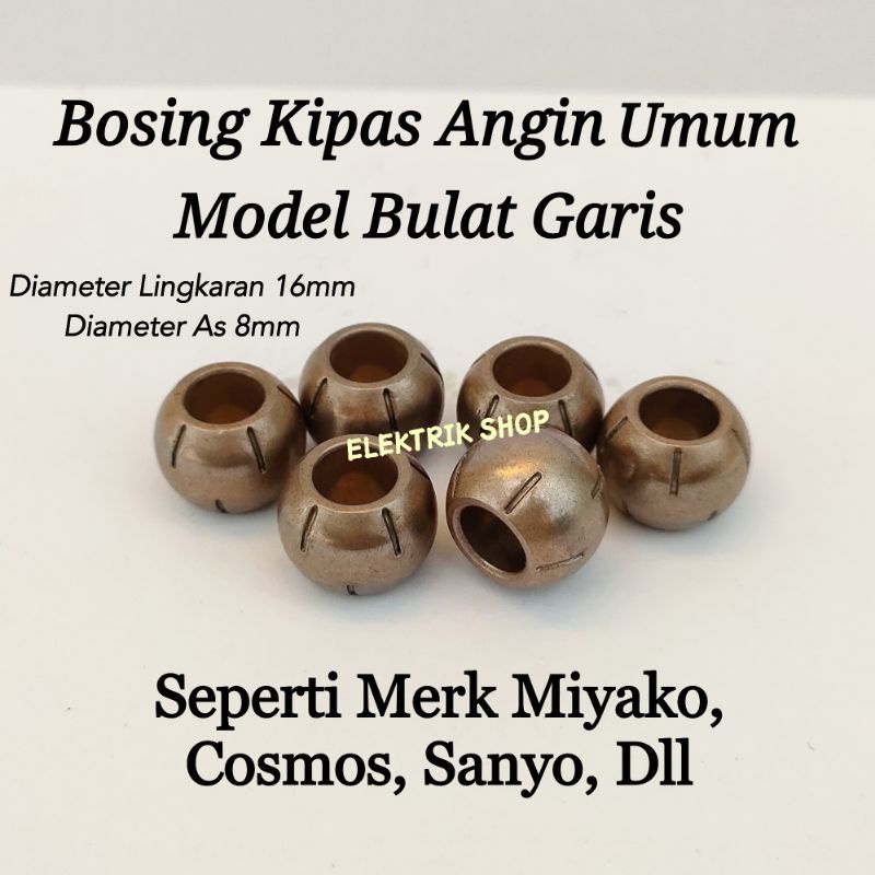 BOSING BOS KIPAS ANGIN UMUM SANYO MODEL BULAT GARIS