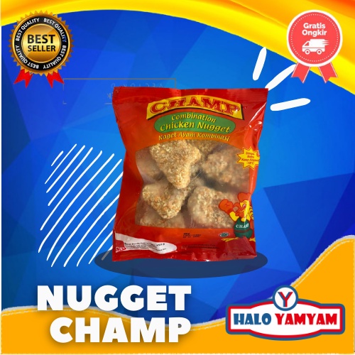 

NUGGET NAGET AYAM CHAMP CHAM 500gr 500 gram FROZEN MAKANAN MINUMAN FROZEN FOOD ANAK GIZI SEHAT HALAL MURAH