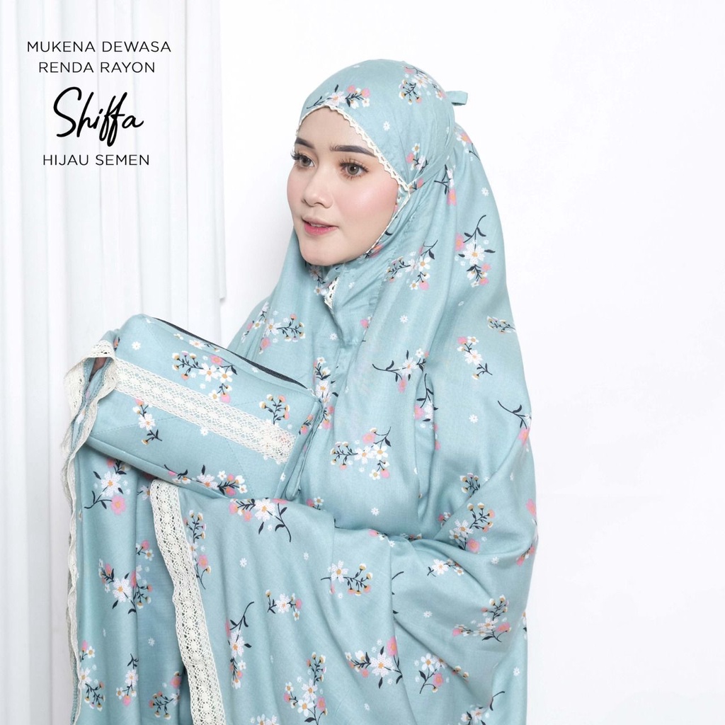 MUKENA BALI TASIK - MUKENA RENDA RAYON DEWASA MOTIF SHIFFA