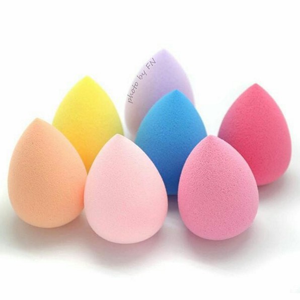 SPON TELUR MAKE UP SPONGE EGG KERUCUT MIKA PACK