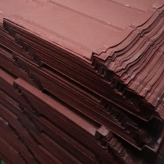 ◙ genteng metal pasir 2x4 merah ✬