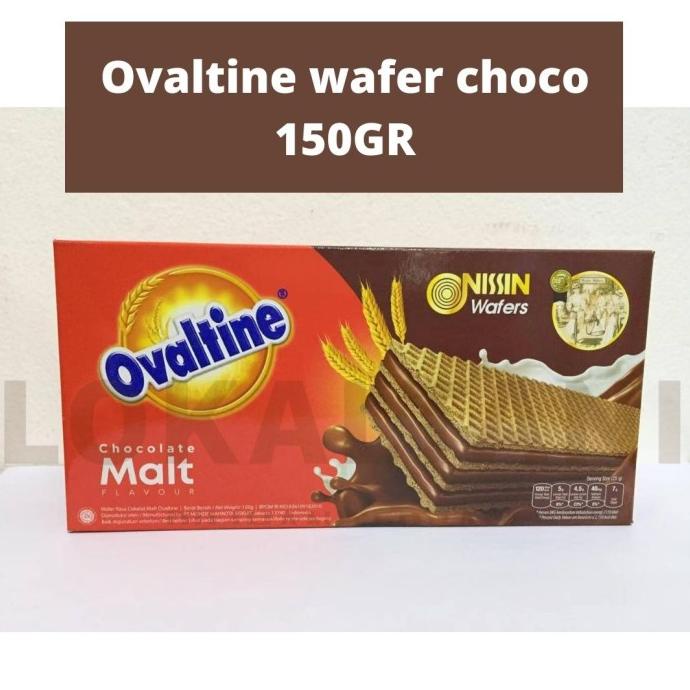 

Nissin Ovaltine Wafer - Snack Ovaltine 150GR