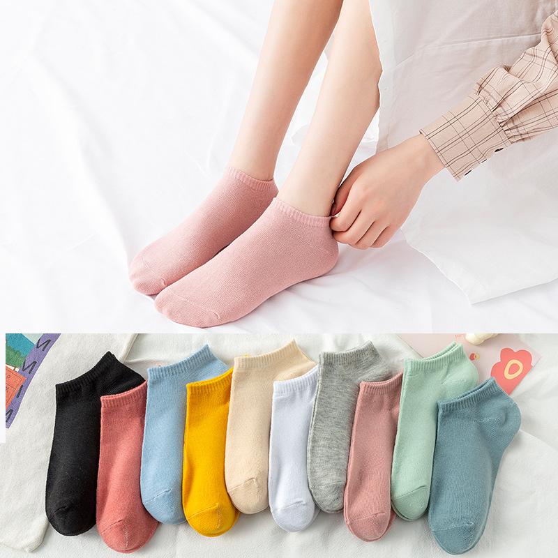 5PCS KAOS KAKI KARAKTER LUCU PENDEK MURAH GROSIR WARNA WARNI Semata Kaki Import Motif Polos