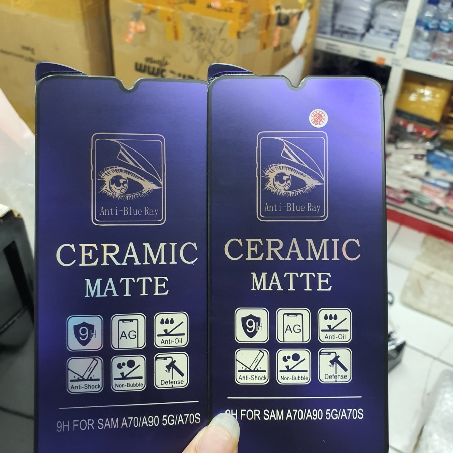 SAMSUNG A14 5G M52 M62 M22 M32 A22 4G A22 5G ANTI GORES CERAMIC LENTUR BLUE LIGHT ANTI RADIASI, ANTI GORES BUKAN KACA MATTE SCREEN GUARD PELINDUNG LAYAR