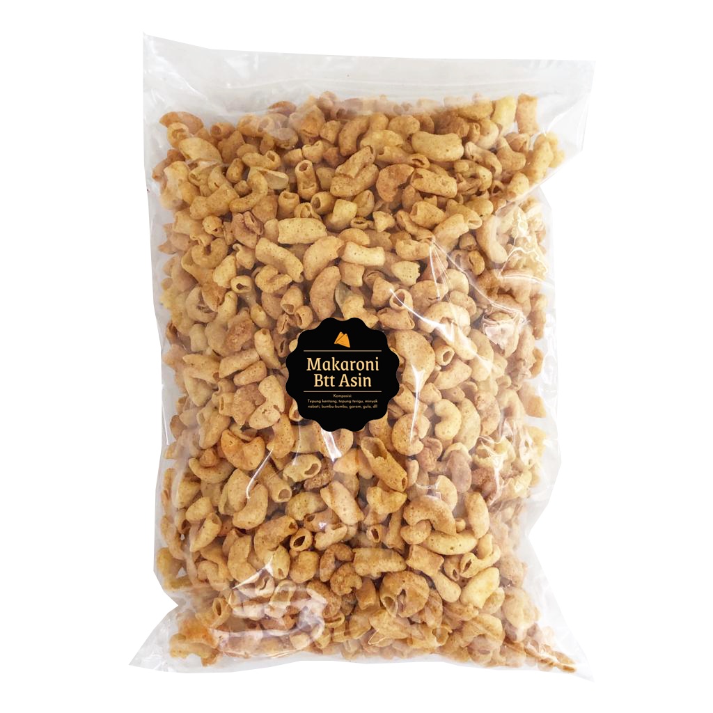 [DELISH SNACKS] Makaroni Bantet Asin (Grosir) 500gr / Snack Cemilan Kilo Kiloan / Camilan Enak Gurih