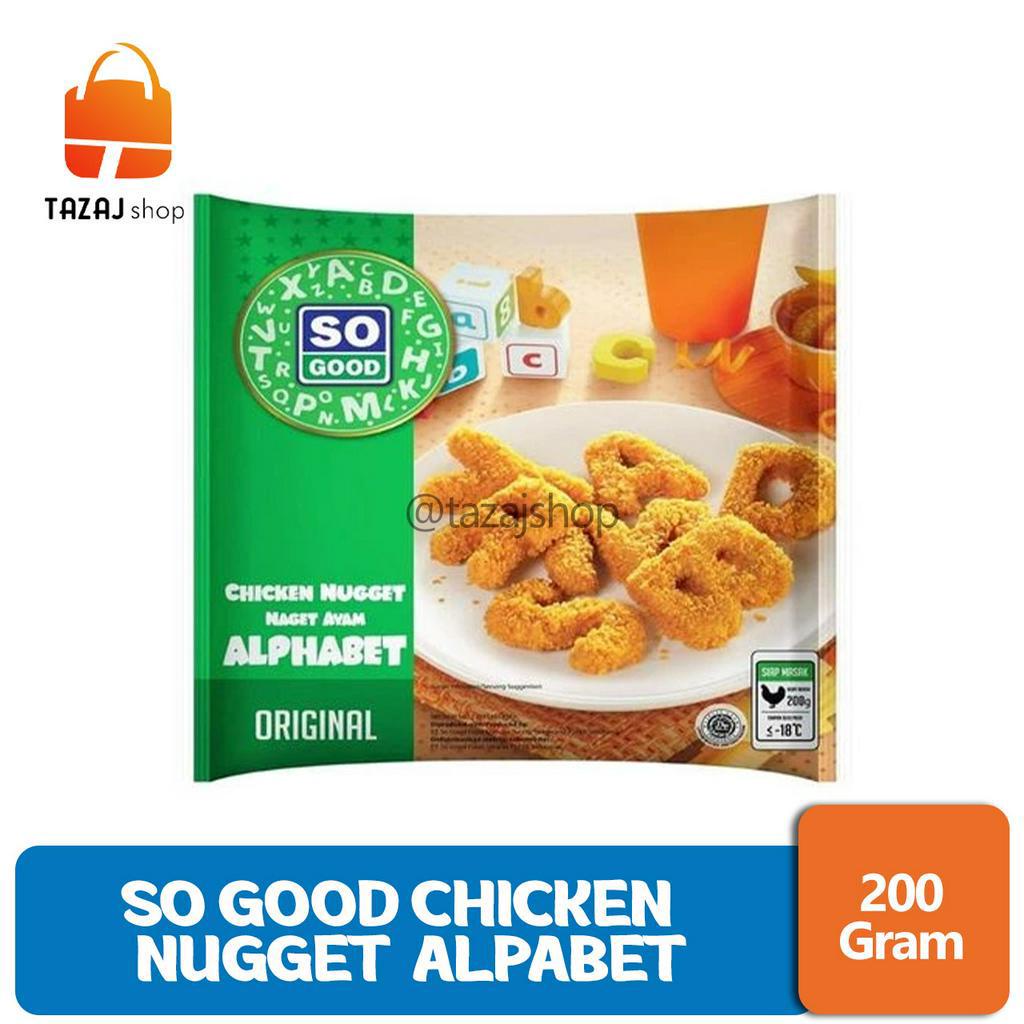 

So Good Chicken Nugget Alpabet 200 Gram