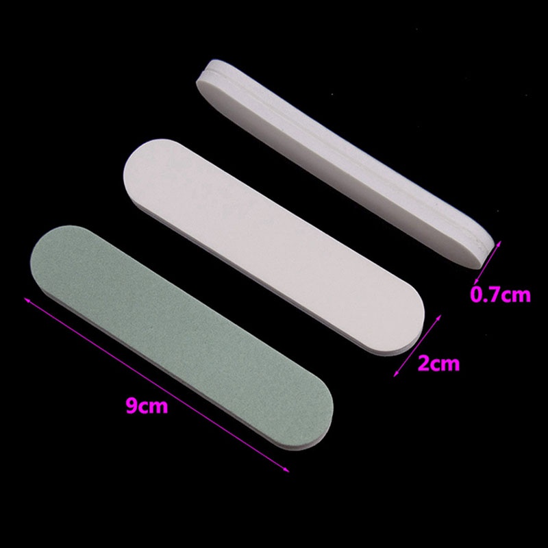 1pcs Pengikir Kuku Mini Spons/ Strip Pemoles Alat Manikur Kuku Nail File