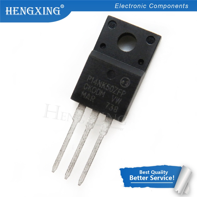 100pcs transistor STP14NK50ZFP P14NK50ZFP STP15NK50ZFP P15NK50ZFP P15NK50ZFP TO-220F 14A / 15A 500V