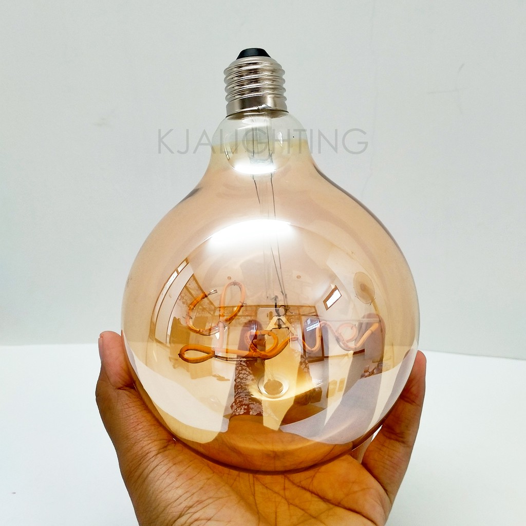 LAMPU EDISON FILAMENT LED LOVE 4W KUNING LAMPU CAFE