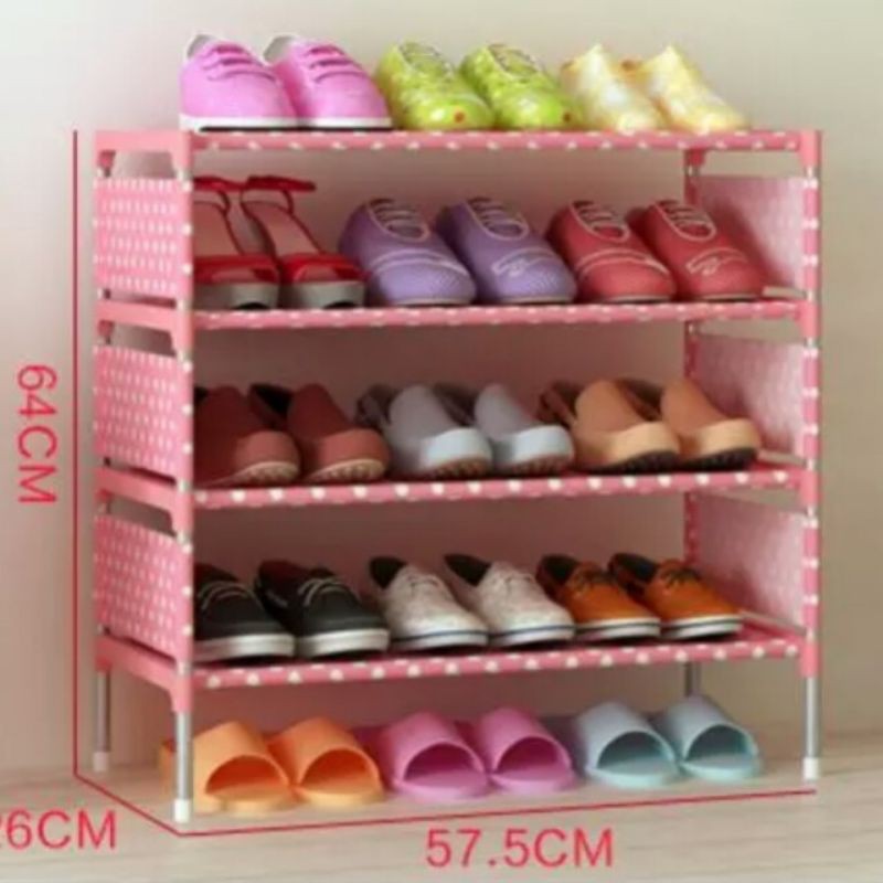 TERMURAH DI BALIKPAPAN  RAK SEPATU 4 TINGKAT KECIL