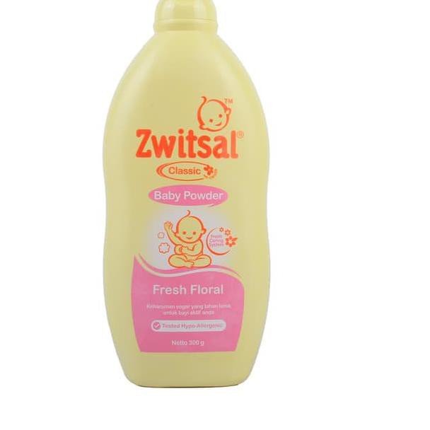 TERBARU  Zwitsal Baby Powder Fresh Floral milk&honey milk honey aloe vera 300gr switsal bedak bayi 3