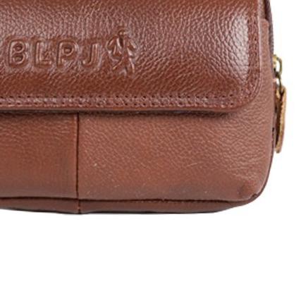 Sarung hp pinggang kulit asli import dompet 5 5,5 6 inch model rebah tidur (S-BJH)