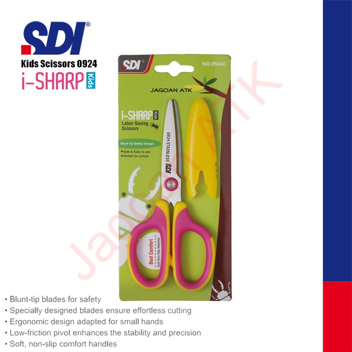 

Gunting Anak-Anak + Penutup i-Sharp Labor-Saving SDI 0924C 5.25