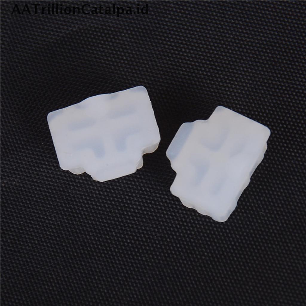 (AATrillionCatalpa) 10pcs Plug Pelindung Port Ethernet RJ45 Anti Debu Warna Putih