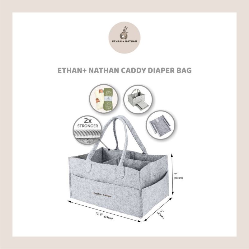 Ethan &amp; Nathan - Diaper Organizer Caddy Bag Kinderkeen