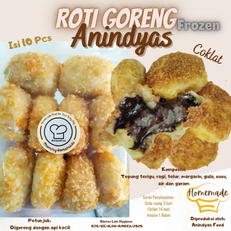 

Homemade Roti Goreng (coklat)