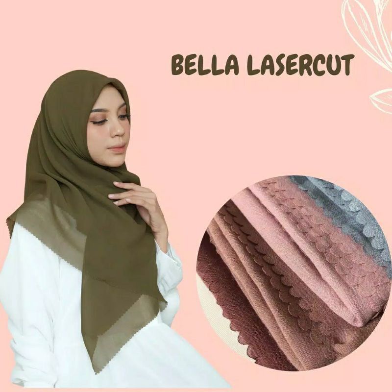 SEGI EMPAT LASERCUT POLYCOTTON / BELLA LASER SEGI EMPAT