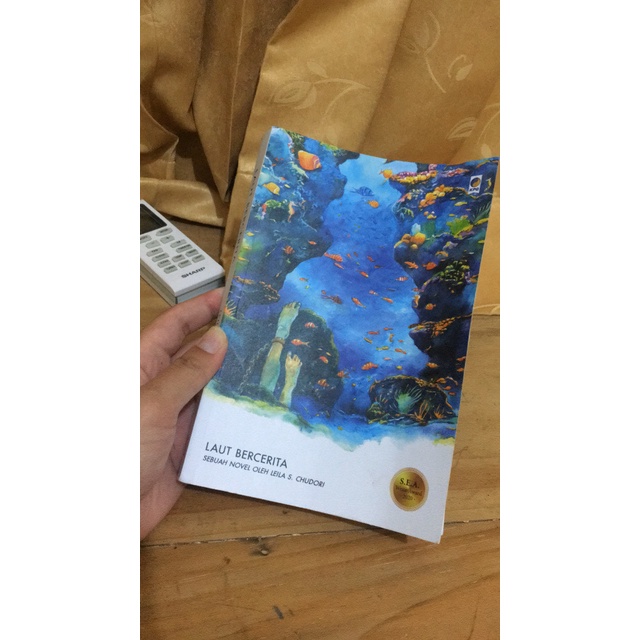 PRELOVED NOVEL LAUT BERCERITA BY LEILA S. CHUDORI 100% ORIGINAL GRAMEDIA ADA BILLS PEMBELIAN