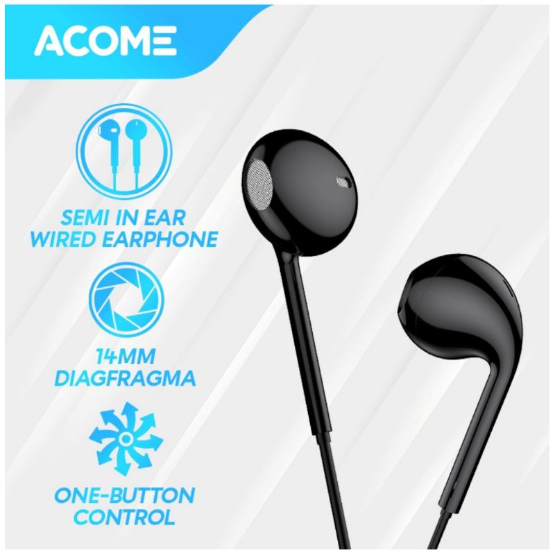 ACOME EARPHONE HEADSET 14mm