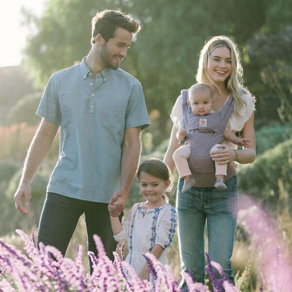 Ergobaby Hipseat Carrier - Mauve/Gendongan Bayi Hipseat Ergobaby Original