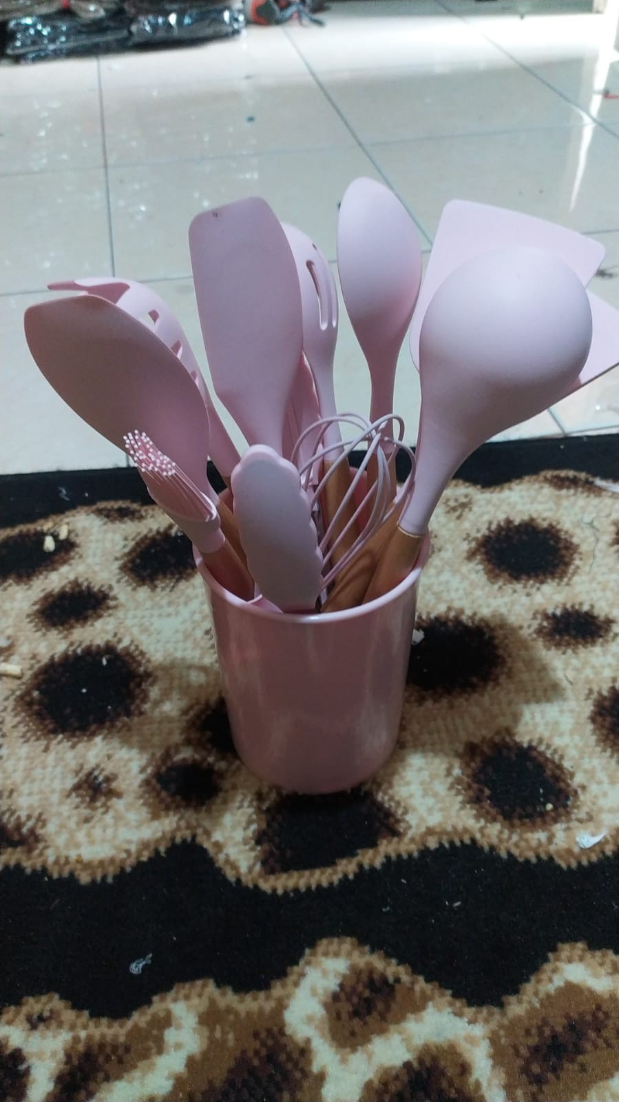 Silicone Utensil Set 12pcs Peralatan Spatula Silikon Sutil Kitchen Set