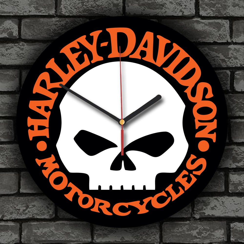 Jam dinding harley davidson